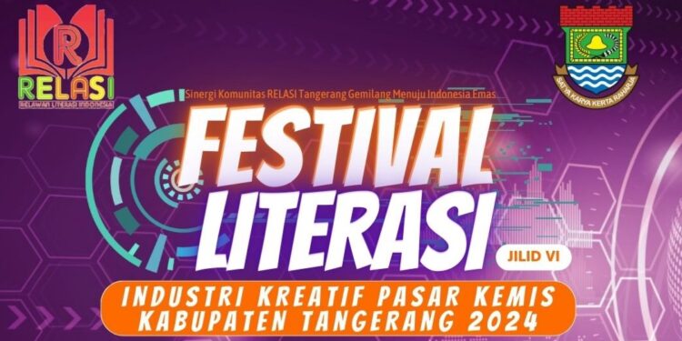 Festival Literasi Industri Kreatif Pasar Kemis Kabupaten Tangerang 2024.