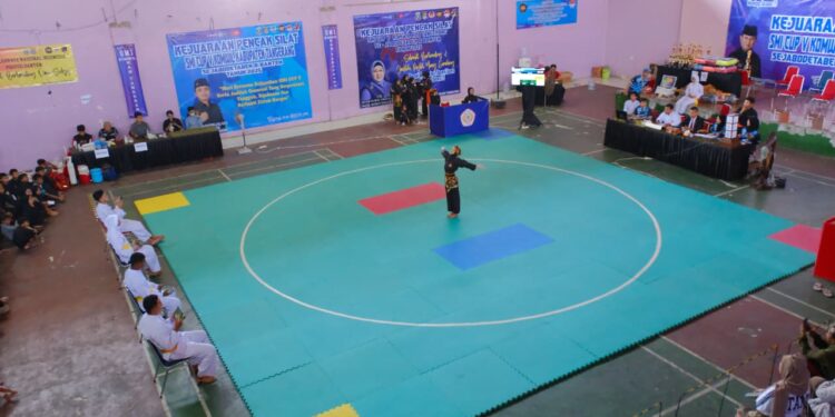 Salah satu aksi peserta di SMI Cup V Komwil Kabupaten Tangerang. (Foto: Hardi Ayka)